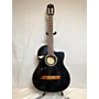 Used Ortega Used Ortega RCE145BK Black Classical Acoustic Electric Guitar Black