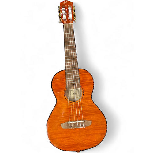 Used Ortega RGLE18FMH Natural Ukulele Natural