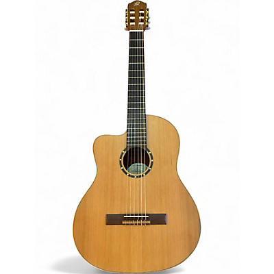 Used Ortega rce131l Natural Nylon String Acoustic Guitar