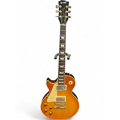 Used Orville LPS-75 LH Honey Burst Solid Body Electric Guitar
