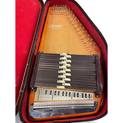 Used Oscar Schmidt Auto Harp Natural Autoharp
