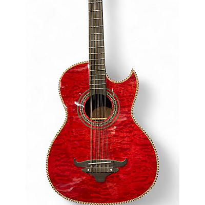 Used Oscar Schmidt BAJO QUINTO Red Latin Stringed Instrument
