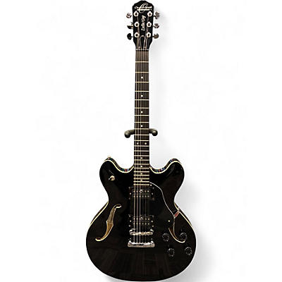 Used Oscar Schmidt DELTA KING Black Hollow Body Electric Guitar
