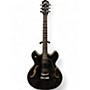 Used Oscar Schmidt DELTA KING Black Hollow Body Electric Guitar Black