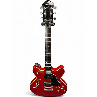 Used Oscar Schmidt DELTA KING OE30 RED Hollow Body Electric Guitar