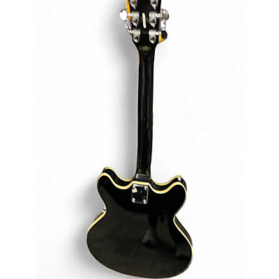 Used Oscar Schmidt Delta King Black Hollow Body Electric Guitar