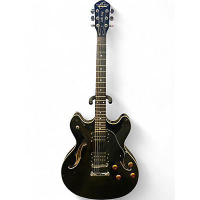 Used Oscar Schmidt Delta King OE30 Black Hollow Body Electric Guitar