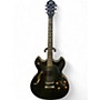 Used Oscar Schmidt Delta King OE30 Black Hollow Body Electric Guitar Black