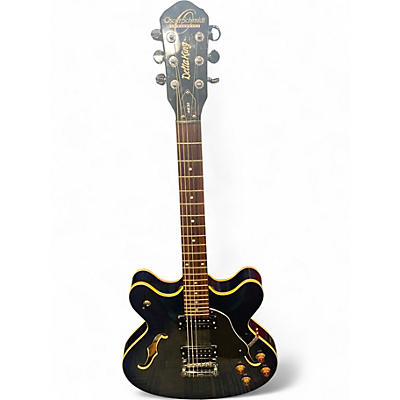 Used Oscar Schmidt Delta King OE30 Blue Hollow Body Electric Guitar