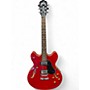 Used Oscar Schmidt Delta King Red Hollow Body Electric Guitar Red