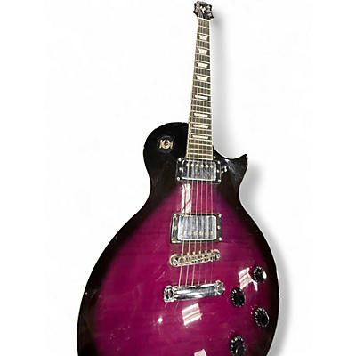 Used Oscar Schmidt LES PAUL COPY PURPLE BURST Solid Body Electric Guitar