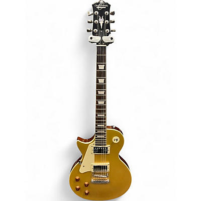 Used Oscar Schmidt LP Style Gold Solid Body Electric Guitar