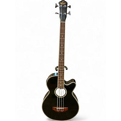 Used Oscar Schmidt OB100B Black Acoustic Bass Guitar