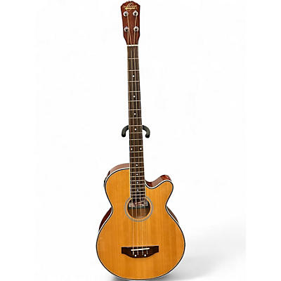 Used Oscar Schmidt OB100N Natural Acoustic Bass Guitar