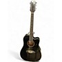 Used Oscar Schmidt OD312CE Black 12 String Acoustic Guitar Black