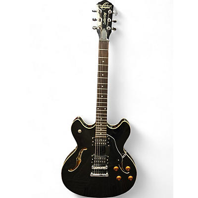 Oscar Schmidt Used Oscar Schmidt OE-30 Black Hollow Body Electric Guitar