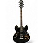 Used Oscar Schmidt OE-30 Black Hollow Body Electric Guitar Black