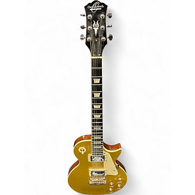 Used Oscar Schmidt OE20G-A-U Gold Top Solid Body Electric Guitar