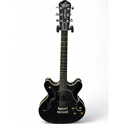 Used Oscar Schmidt OE30 BK Black Hollow Body Electric Guitar