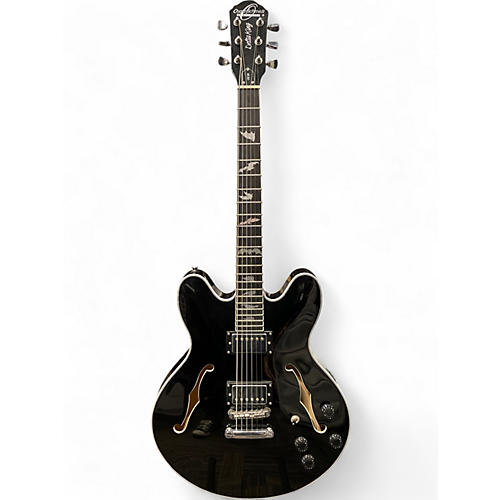 Used Oscar Schmidt OE30 BLACK Hollow Body Electric Guitar BLACK