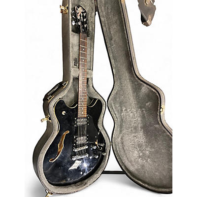 Used Oscar Schmidt OE30 Black Hollow Body Electric Guitar