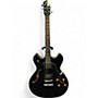 Used Oscar Schmidt OE30 Black Hollow Body Electric Guitar Black