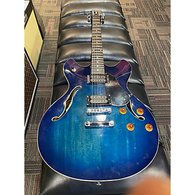 Oscar Schmidt Used Oscar Schmidt OE30 Blue Hollow Body Electric Guitar