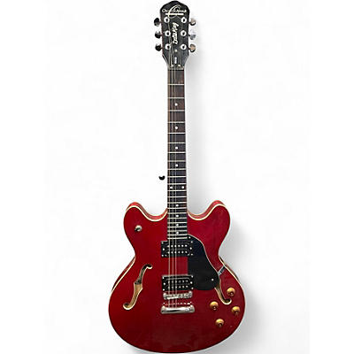 Used Oscar Schmidt OE30 DELTA KING RED Hollow Body Electric Guitar
