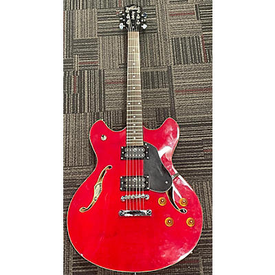 Oscar Schmidt Used Oscar Schmidt OE30 Red Hollow Body Electric Guitar