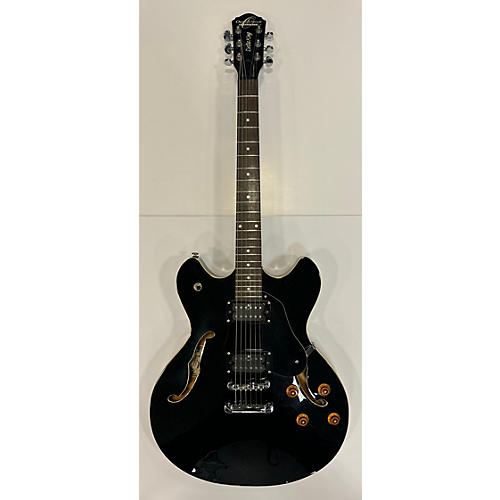 Oscar Schmidt Used Oscar Schmidt OE30BK Delta King BLACK Hollow Body Electric Guitar Black