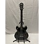 Used Oscar Schmidt Used Oscar Schmidt OE30BK Delta King Black Hollow Body Electric Guitar Black