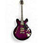 Used Oscar Schmidt OE30F Delta King Purple Burst Hollow Body Electric Guitar Purple Burst