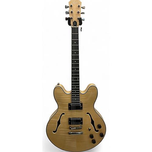 Used Oscar Schmidt OE30F Natural Hollow Body Electric Guitar Natural