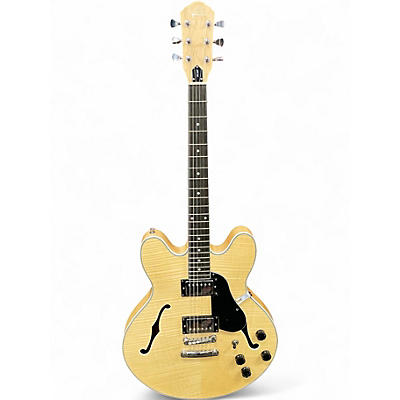 Used Oscar Schmidt OE30F  Natural Hollow Body Electric Guitar