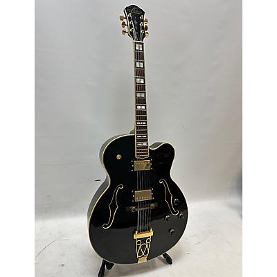 Oscar Schmidt Used Oscar Schmidt OE40/B Black Hollow Body Electric Guitar