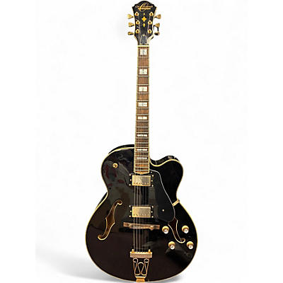 Used Oscar Schmidt OE40-B Hollowbody Black Hollow Body Electric Guitar