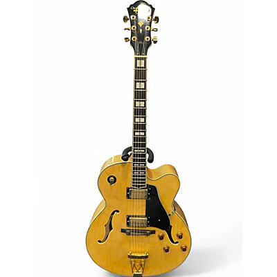 Used Oscar Schmidt OE40N Natural Hollow Body Electric Guitar