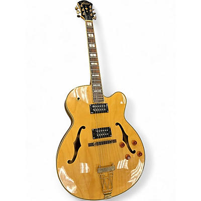 Used Oscar Schmidt OE40N Natural Hollow Body Electric Guitar