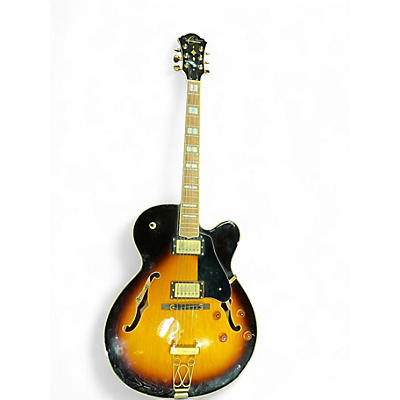 Used Oscar Schmidt OE40TS 2 Color Sunburst Hollow Body Electric Guitar