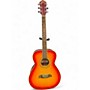 Used Oscar Schmidt OF2CS Lefty Cherry Sunburst Acoustic Electric Guitar Cherry Sunburst