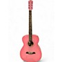 Used Oscar Schmidt Used Oscar Schmidt OF2P Pink Acoustic Guitar Pink