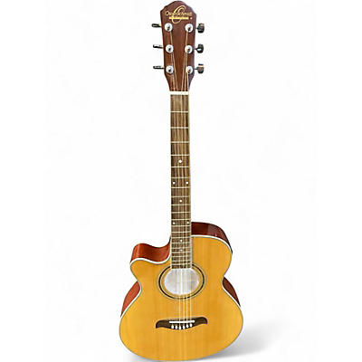 Used Oscar Schmidt OG10CENLH Natural Acoustic Electric Guitar