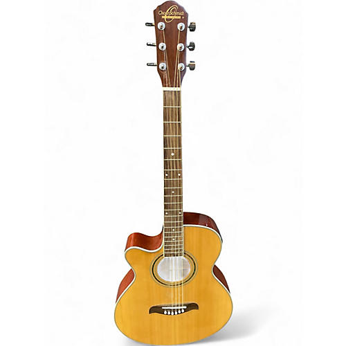 Used Oscar Schmidt OG10CENLH Natural Acoustic Electric Guitar Natural