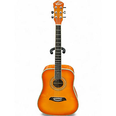 Used Oscar Schmidt OG1FYS FLAME YELLOW SUNBURST  Acoustic Guitar