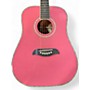 Used Oscar Schmidt OG1P-A PINK Acoustic Guitar PINK