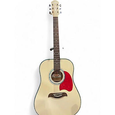 Used Oscar Schmidt OG2 Cream Acoustic Guitar