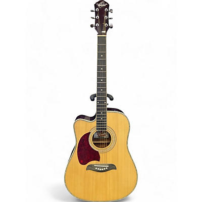 Oscar Schmidt Used Oscar Schmidt OG2CE Left Handed Natural Acoustic Electric Guitar