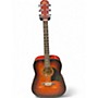 Used Oscar Schmidt OG2QHS Foto Flame Acoustic Guitar Foto Flame
