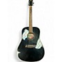 Used Oscar Schmidt OG3B Black Acoustic Guitar Black