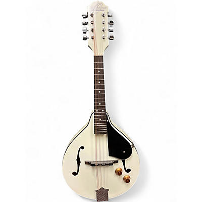 Used Oscar Schmidt OM10EWH White Mandolin